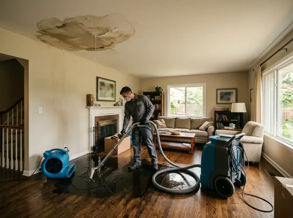 attic-pipe-burst-ceiling-drip-008 — frequently asked questions, Water Damage Restoration & Carpet Care in Pearl Beach, MI
